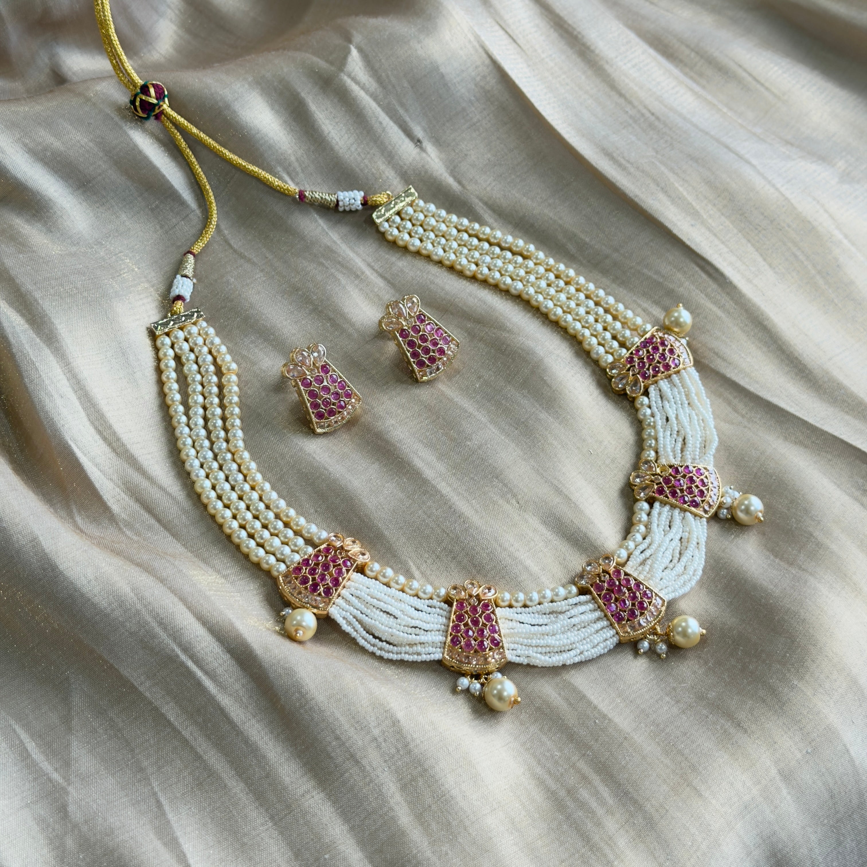 Ridhima Pearl Choker Set